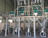 新鄉封丘7組石磨面粉機組安裝案例